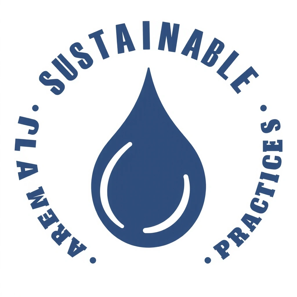 Water drop icon for 'Sustainable Practices' badge.
