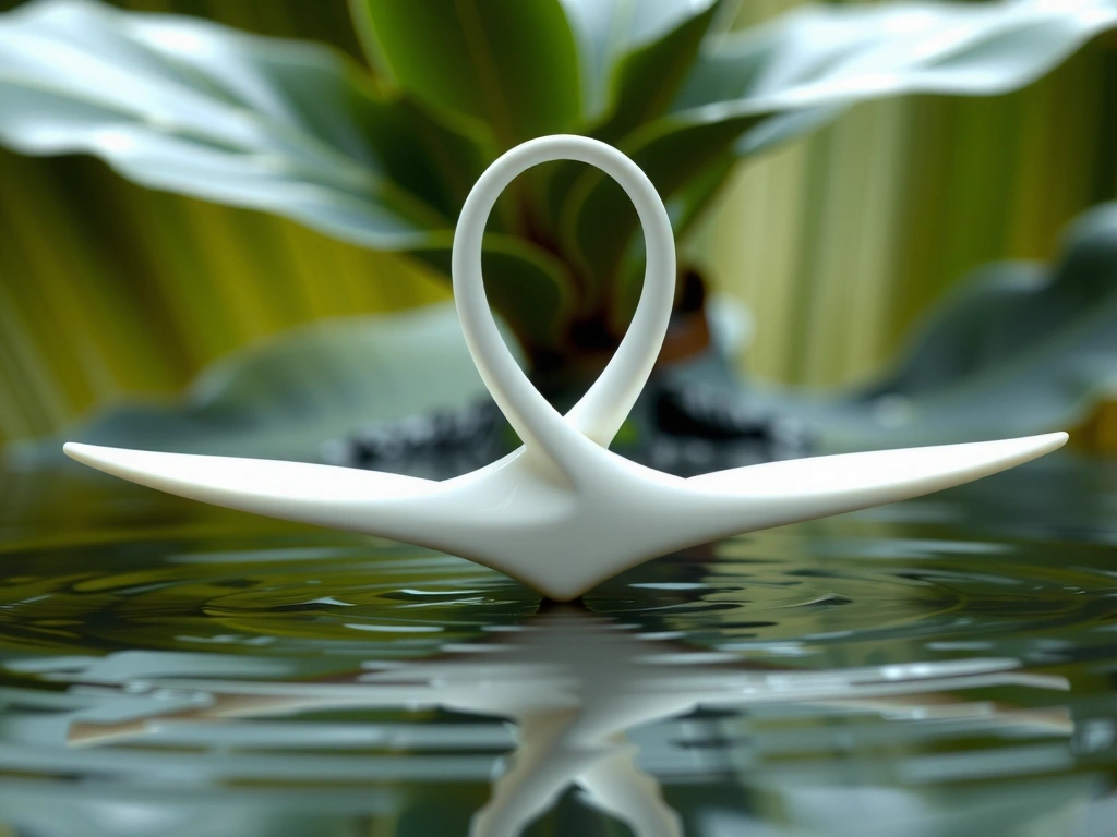 Image representing hormonal balance, possibly interlocking gears or a balanced scale with natural elements.