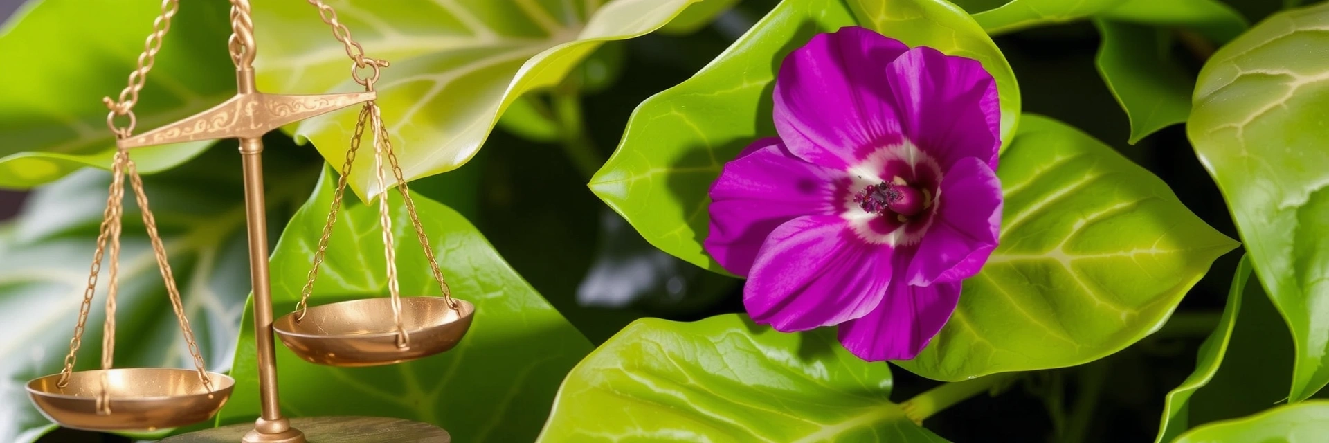 A person meditating peacefully in a lush garden, symbolizing harmony and well-being.
